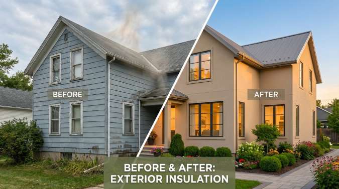 Résultat isolation extérieure : gains et confort en 2026